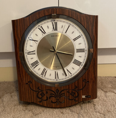 Vintage Seiko Quartz Chiming Wall Clock | eBay