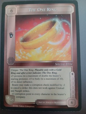 THE ONE RING - Meccg - Middle Earth CCG - Wizards - METW