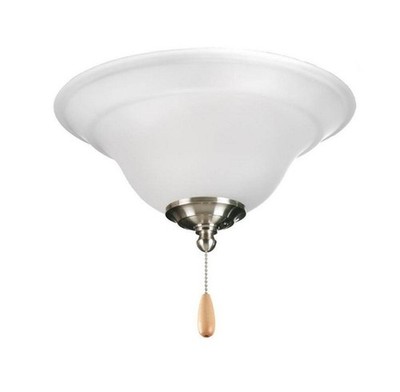 Trinity Collection 2-Light Unfinished Ceiling Fan Light Kit