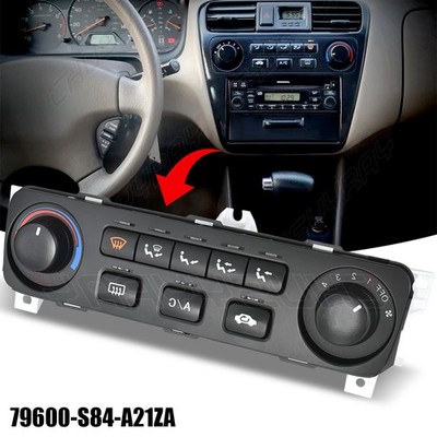 1PCS 79600-S84-A21ZA Climate Control Module Panel Fit For 2001-2002 Honda Accord