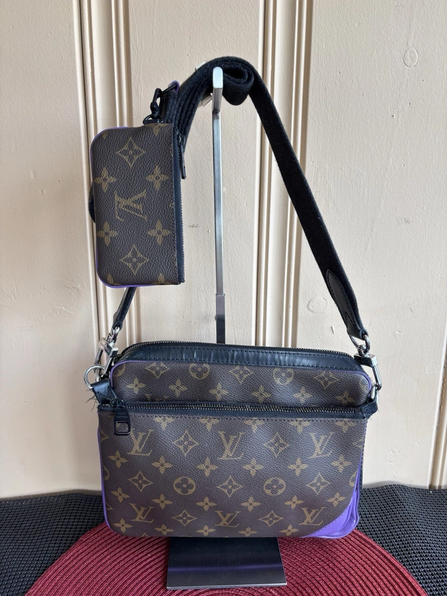 Louis Vuitton ダークパープル ハンドバッグ Louis Vuitton Leather Exterior Purple Bags & Handbags for Women