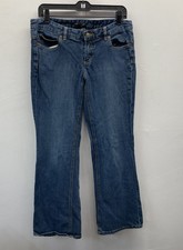 Michael Kors Women's Blue Straight Leg Stretch Denim Medium Wash Jeans Size 8