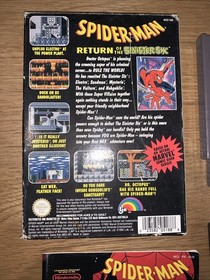 Spider-Man: Return of The Sinister Six Nintendo NES Game In Box