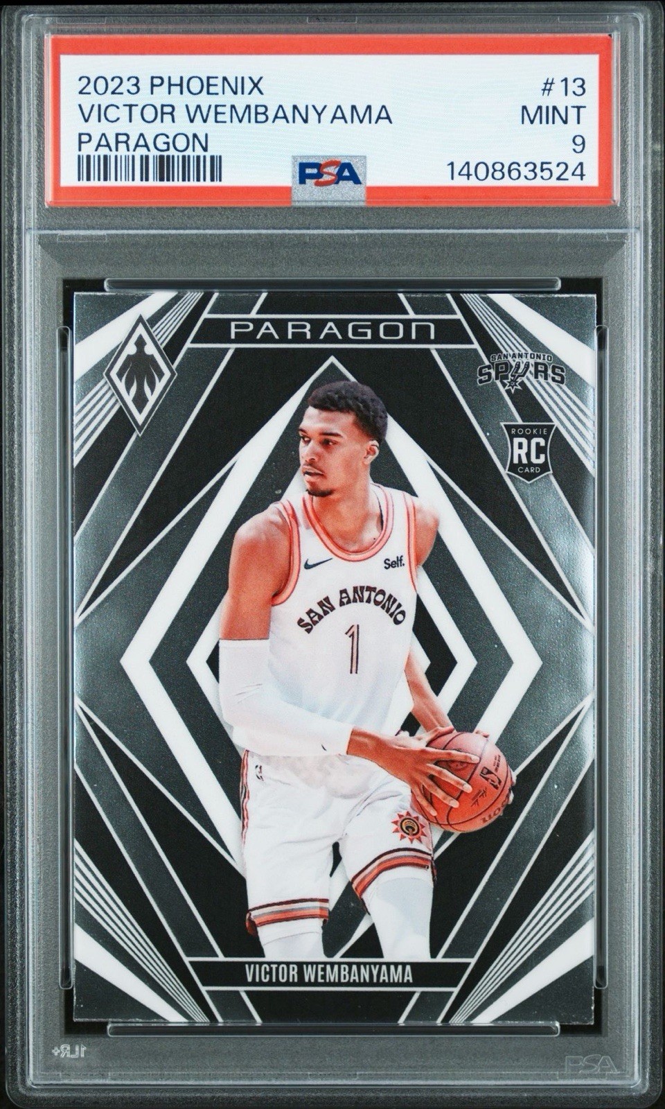 2023-24 Panini Phoenix - Paragon Victor Wembanyama #13 (RC) PSA 9‼️