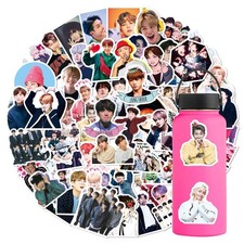 100PCS BTS Stickers,Korean Idol Team Style Stickers for Water Bt100