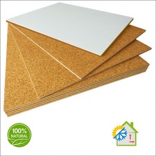 15 Pannelli x mq. 1,20 sughero cartongesso 2 cm isolante pareti fredde umide.   