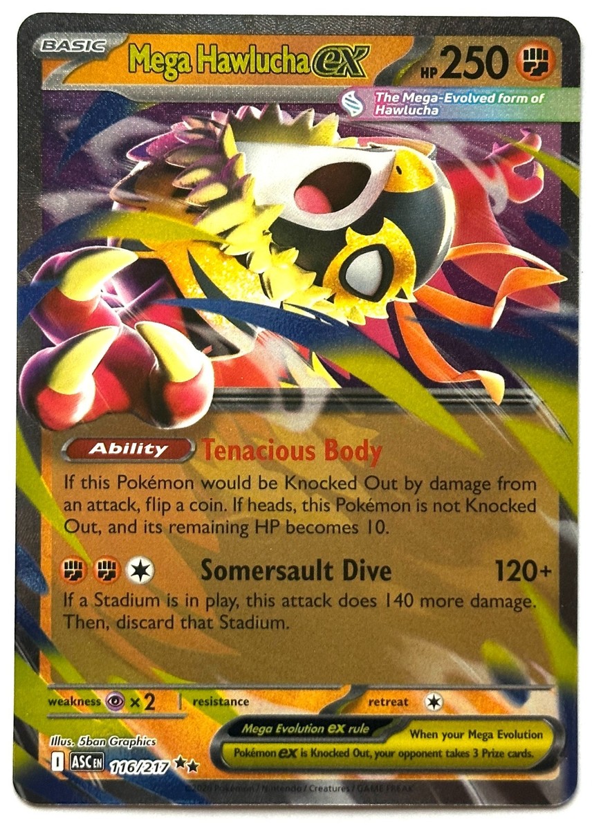 Mega Hawlucha ex 116/217 - Pokemon TCG - Ascended Heroes Double