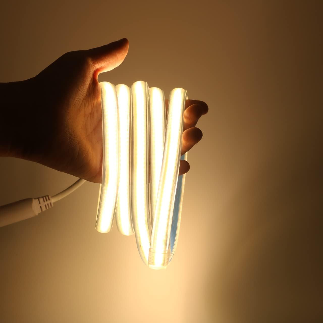 Striscia LED COB 220V Esterno IP67 - 1 Metro Super Luminosa 280 LED/m