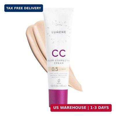 Lumene Color Correcting CC Cream - Lightweight Foundation - Medium Coverage - Re
