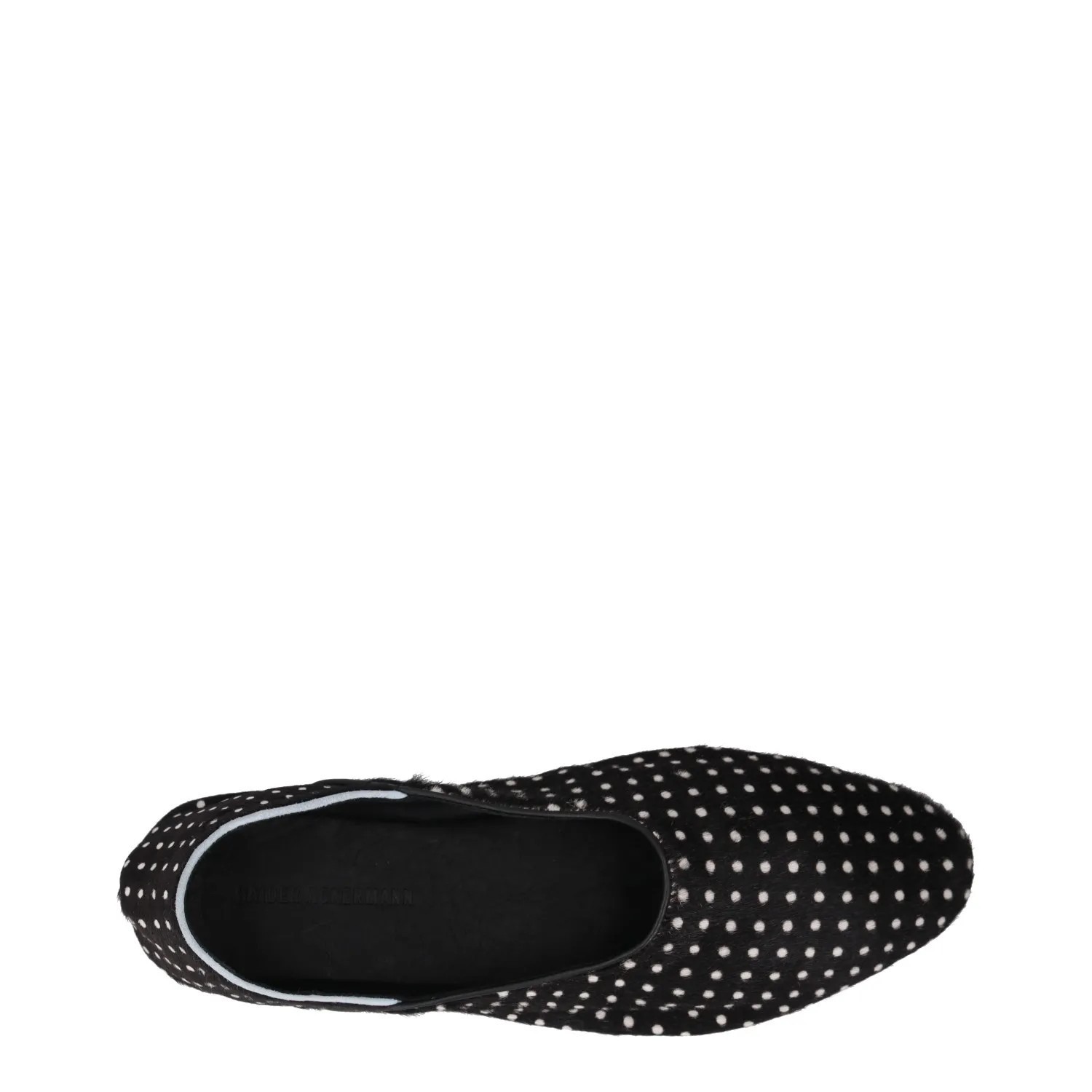 HAIDER ACKERMANN Mens Slip On Shoes Flat Black Leather Polka Dot EU 41 RRP 690 image 7