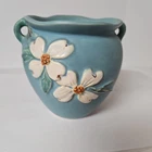 ✨1930s  Weller ~Dogwood Blossom~  Flower Pottery Vase Art Deco B15