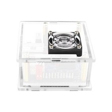 Acrylic Case Motherboard Shell With Fan Heat Sink For Orange Pi R1 Plus LTS