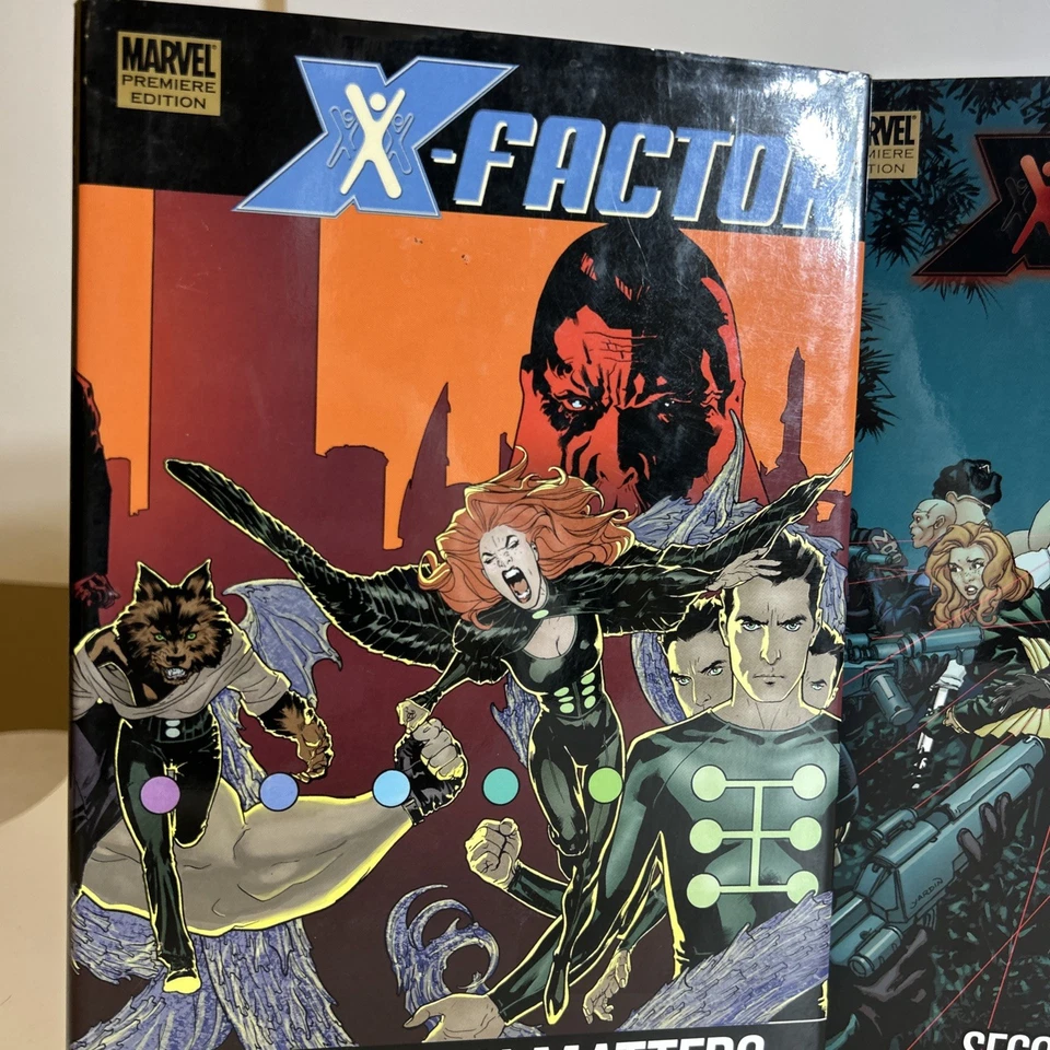 Lote de 4 Novelas Gráficas Factor Marvel de Peter David X-Men Ver Descripción Foto 2 de 4