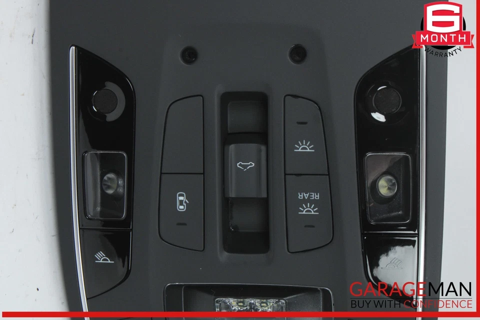 12-18 Audi S6 A7 A6 Lámpara de luz domo interior superior delantera negra OEM Foto 3 de 4