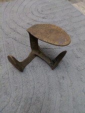 Vintage shoemaker tool cast iron metal house Antique shoe makers anvil