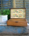 Antique S.F. Leonard Flower Seed Box Store Display Original Paper Labels Chicago