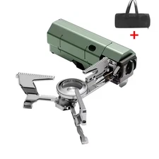 Camping Cassette Stove Outdoor Folding Gas Burner 2600W Fire Furnace Kitchen Coo