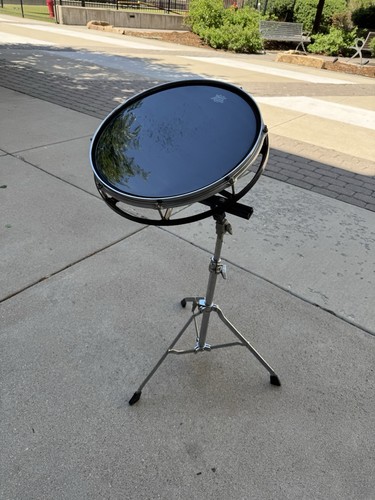 16" Remo ROTOTOMS Roto Tom Drum w/Stand Mounting Bar VINTAGE dirty NICE #EH3