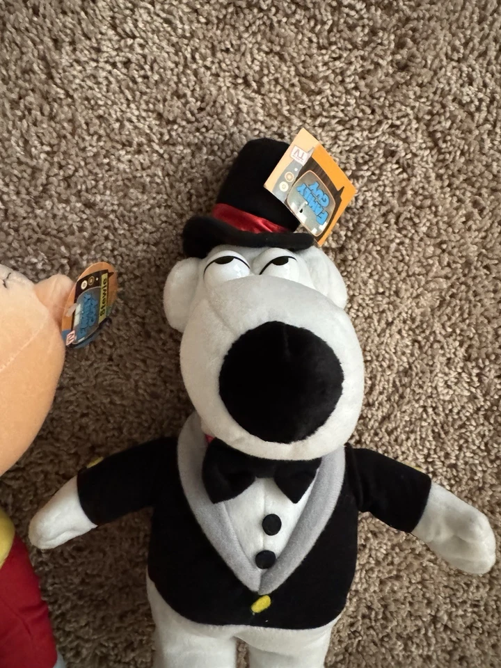 Conjunto de (3). Pelúcia Family Guy 2009 nova - Imagem 2 de 4