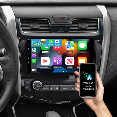 For 2013-2018 Nissan Altima Carplay Car Stereo Radio Android 15 GPS Navi 2+32GB