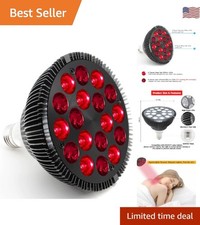 Dual Wavelength Red  Infrared Light Therapy Lamp   54W for Healing Power