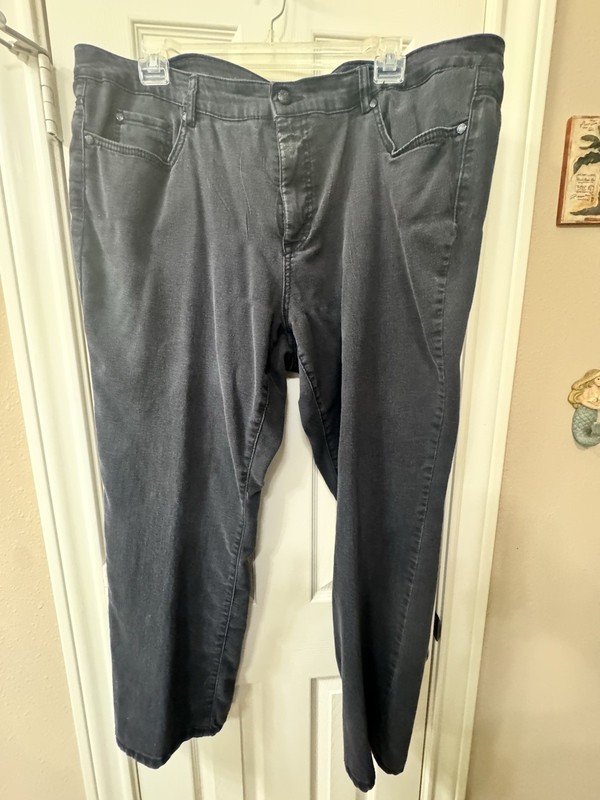 Code Blue Soleil Curvy Bootcut Stretchy High Waist Decorated Back Pockets