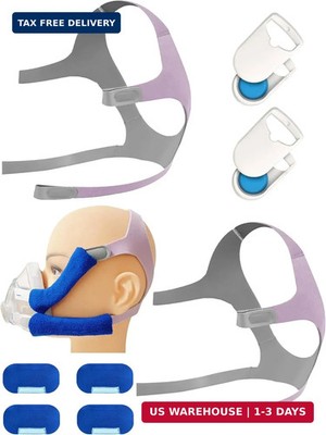 2 Packs F20 Replacement Headgear Compatible with F20 Full-face Mask, Include 4 M