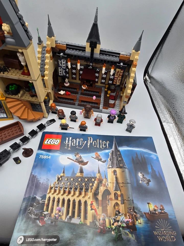 LEGO Harry Potter Set 75954 Hogwarts Gran Salón Completo con Minifiguras + Manual Foto 4 de 4
