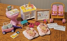 Zuru My Mini Baby Awake Twins Series 1 w/ Sleep Sacks, Wagon, Books More