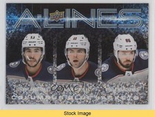 2024 Series 1 A-Lines Johnny Gaudreau Adam Fantilli Kirill Marchenko READ 11k6