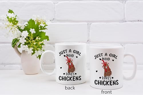 Chicken Mug, Chicken Lover Gifts for Girls Women, Funny Chicken Themed Coffee - Picture 6 of 6