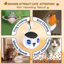 Cat Ball Toys, Interactive Cat Toy for Indoor Bored Indoor Cats Kitten Toys, ...