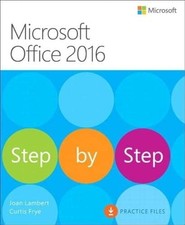 Microsoft Office 2016 Step by Step by Frye, Curtis Book The Cheap Fast Free Post