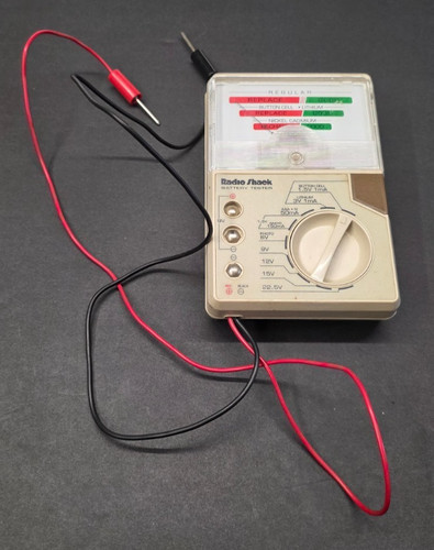 RARE VINTAGE MICRONTA 22-090 BATTERY TESTER RADIO SHACK