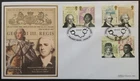 GB Benham 2007 Abolition of Slavery Set on First Day Cover Parliament Square SHS