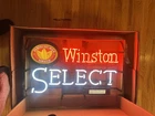 Vintage 90s Winston Select Cigarettes Neon Sign New Old Stock