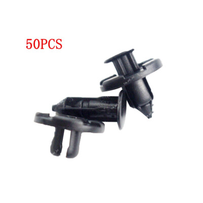 50x Black Plastic Door Card Panel Fastener Clips For Honda & Nissan – Trim Retainers