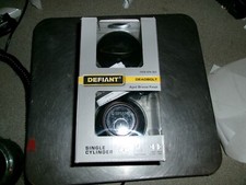 Defiant Deadbolt Aged Bronze Single Cylinder Residential Use Powder Coated
