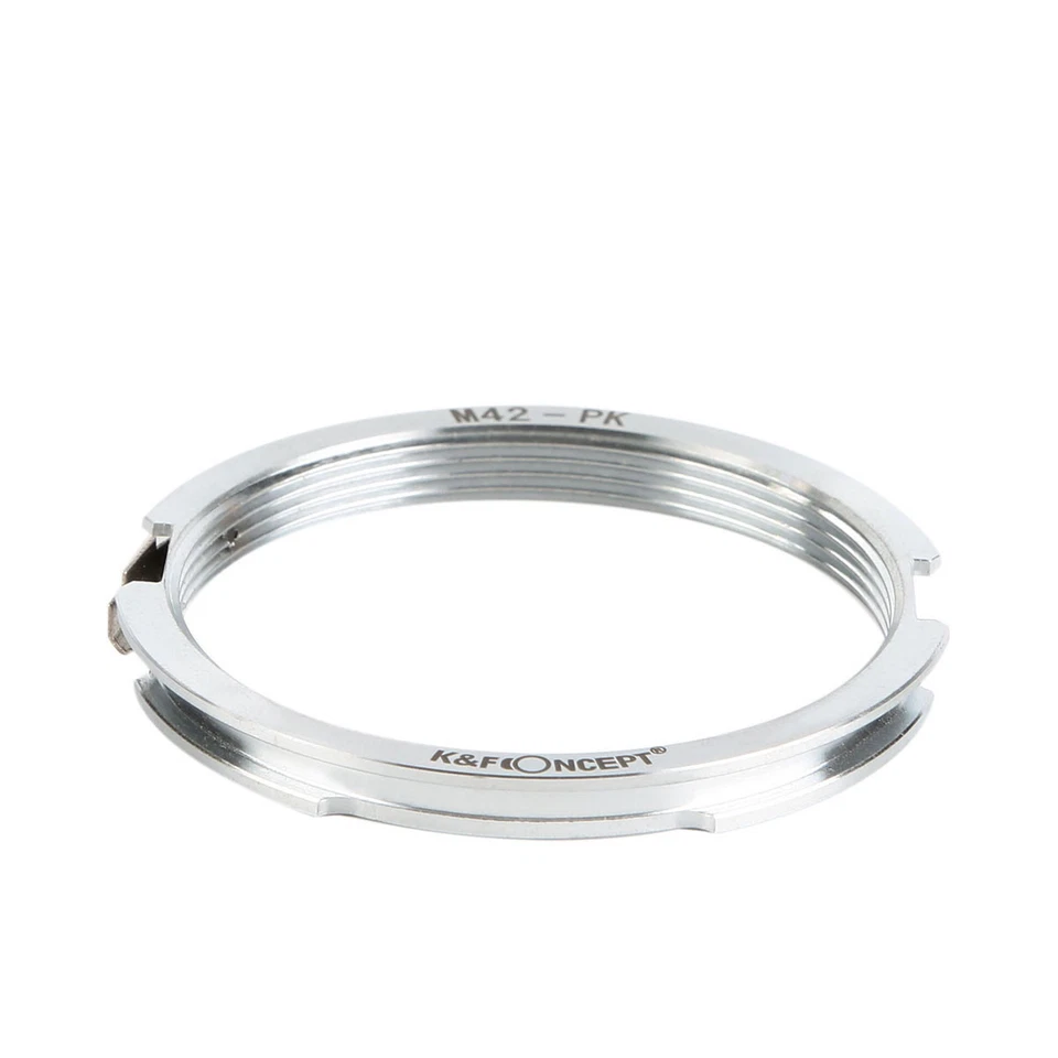 Lens Adapter for M42 42mm Screw Mount Lens to PK Pentax K Camera K&F Concept - Image 2 of 4