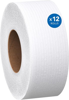 Scott 12 Roll Bulk Toilet Paper   Eco-Friendly, Sewer Safe, Large 1,000  Rolls
