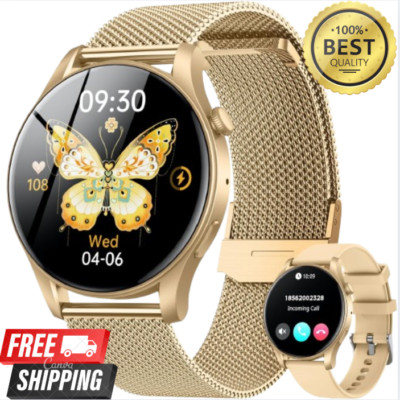 2025 Smart Watch For Men/Women, Waterproof Smartwatch Bluetooth iPhone Samsung