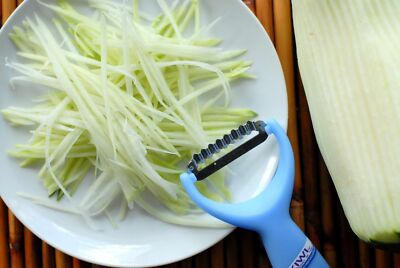 Thai Kitchen Knife Kiwi slicing and shredding Carrot Papaya Mango and Cabbage