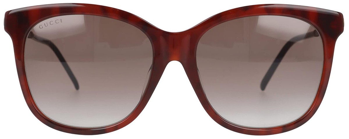 GUCCI GG0655SA-003 Women Cateye Sunglasses Havana Tortoise Brown Gold/Brown 56mm GUCCI GG0461SA-003 Women main image 4