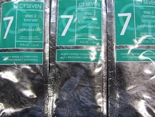 5 PACKETS CALIFORNIA TAN CT SEVEN 7 STEP 2 BRONZER TANNING LOTION