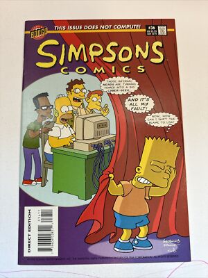 Simpsons Comics #36: “The Geek Shall Inherit The Earth!” Bongo