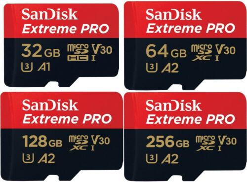SanDisk Extreme PRO MicroSD MicroSDHC, MicroSDXC Speicherkarten - 32GB bis 256GB - Bild 1 von 7