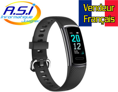 Montre Connectée Bracelet Connecté, Tracker Activité Cardio