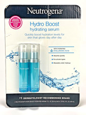 Neutrogena Hydro Boost Hydrating Serum with Hyaluronic acid 2 pk./1 fl. oz NIB
