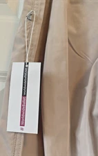 NWT WorldWide Ballet Dance Beige Trashbag Warm-Up Pants Sz XS $62.95