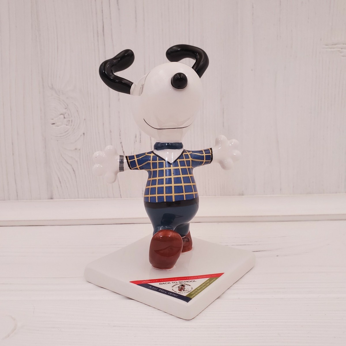 スヌーピー＆ウッドストック バイク サイドカー 陶器 WESTLAND 8832 61OyrY8oe0L._AC_UF350,